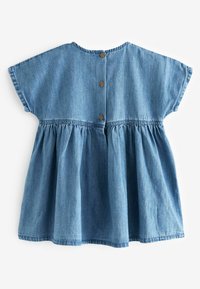 Next STRAWBERRY EMBROIDERED  - Farkkumekko - blue denim
