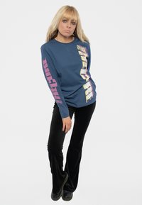 Paradiso Clothing THE CURE GLITCHED LOGO - Long sleeved top - blue