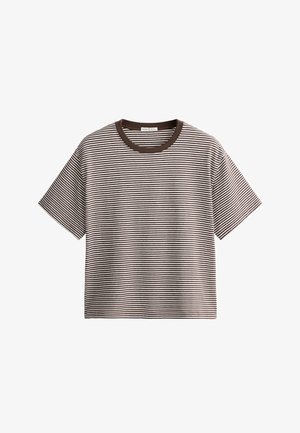 OYSHO, T-shirt imprimé - chocolate