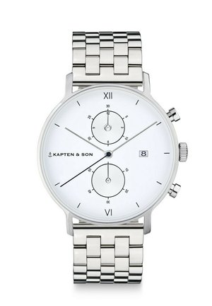 CHRONO - Montre à aiguilles - silver coloured white