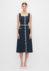 adL WITH STITCHING DETAIL - Maxi šaty - navy blue
