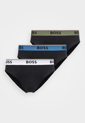 BRIEF POWER 3 PACK - Nohavičky/Slipy - black