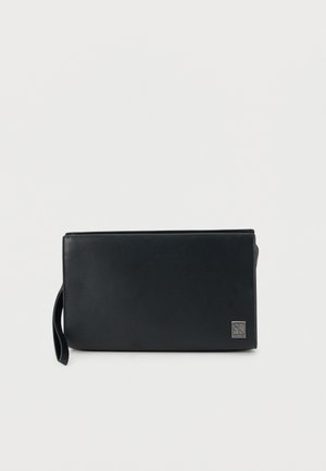 EMBLEM POUCH WITH HANDLE - Pikkulaukku - black