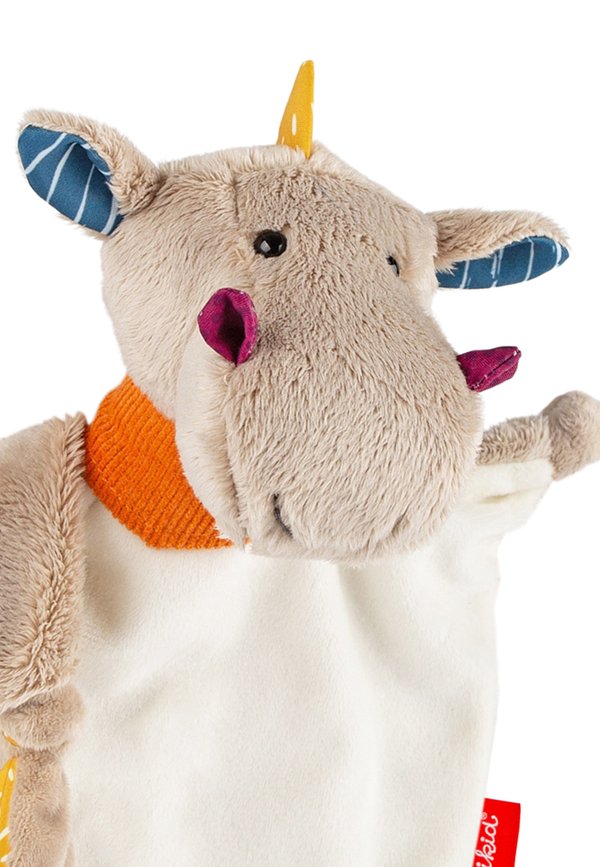 DRACHE  – Kuscheltuch – grau