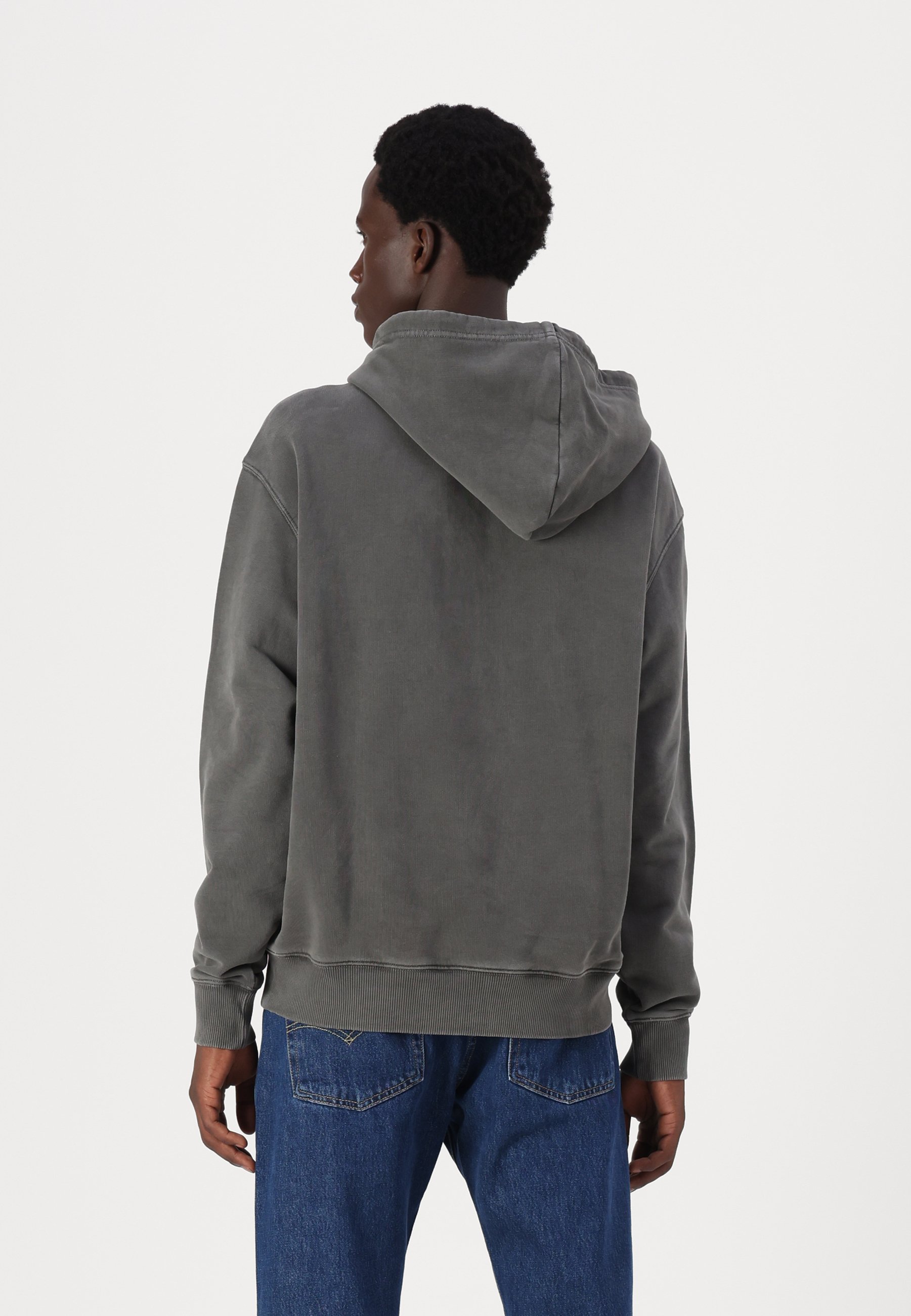 [ JEANS] Varsity Graphic Hoodie ★人気★ Tommy Jeans VINTAGE VARSITY HOODIE - Sweatshirt - dark grey