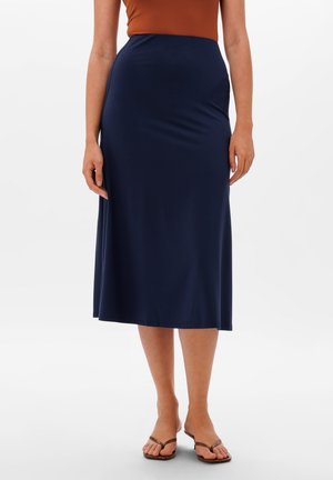 LUMII - Gonna a campana - dress blue