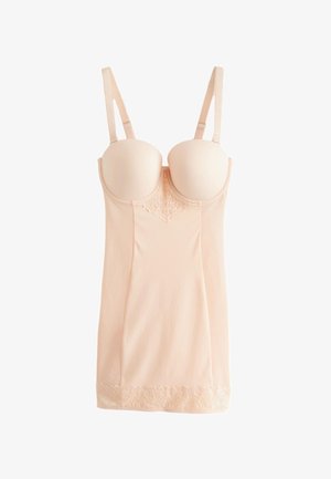 Next, DD+ FIRM TUMMY CONTROL LIGHTLY PADDED LACE SLIP - Shapewear - nude
