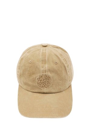 Világosbarna baseball sapka, elöl, középen egy hímzett kör alakú "Golden Days" feliratú logóval.