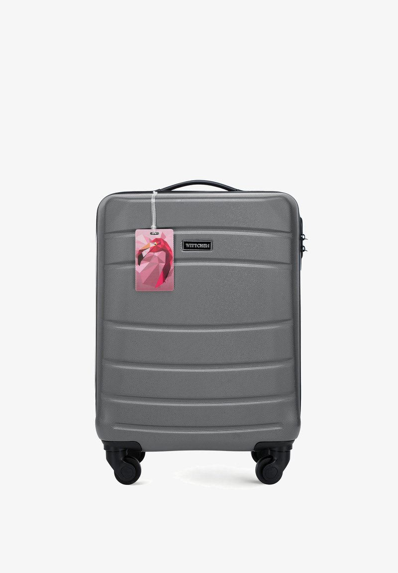 WITTCHEN SMALL SUITCASE WITH LUGGAGE TAG FROM ABS - Trolley - grey