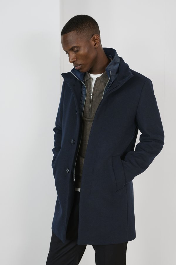 MAHARVEY MIDI INNER QUILETED PADDING - Klassischer Mantel