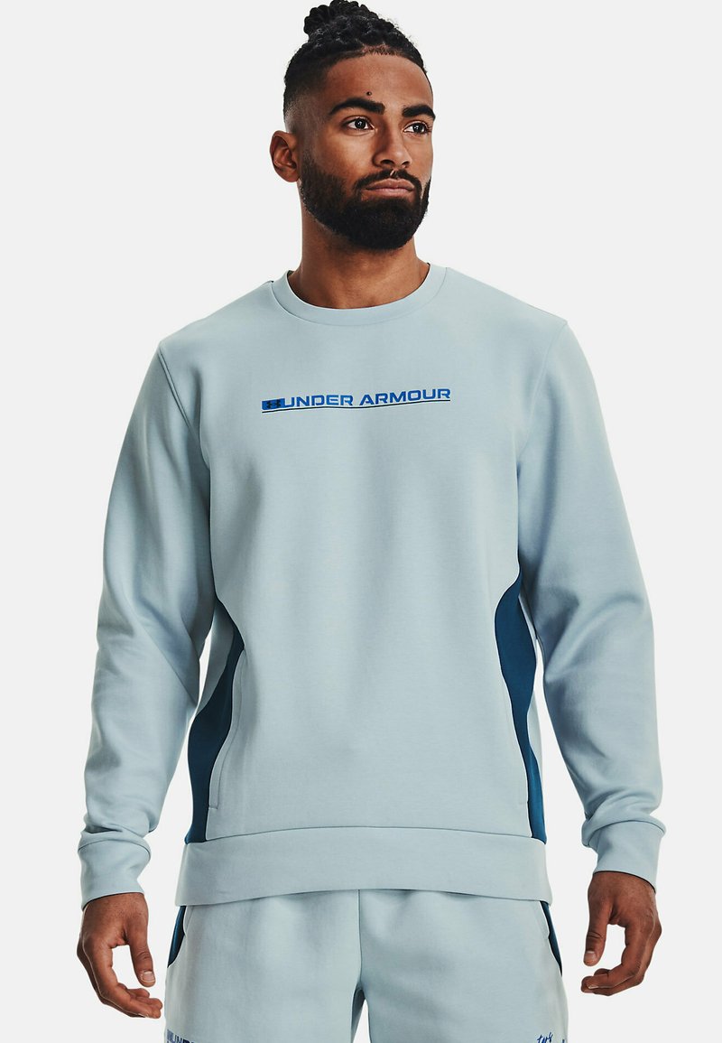 Under Armour UA SUMMIT KNIT CREW Sweatshirt light blue Zalando.ie