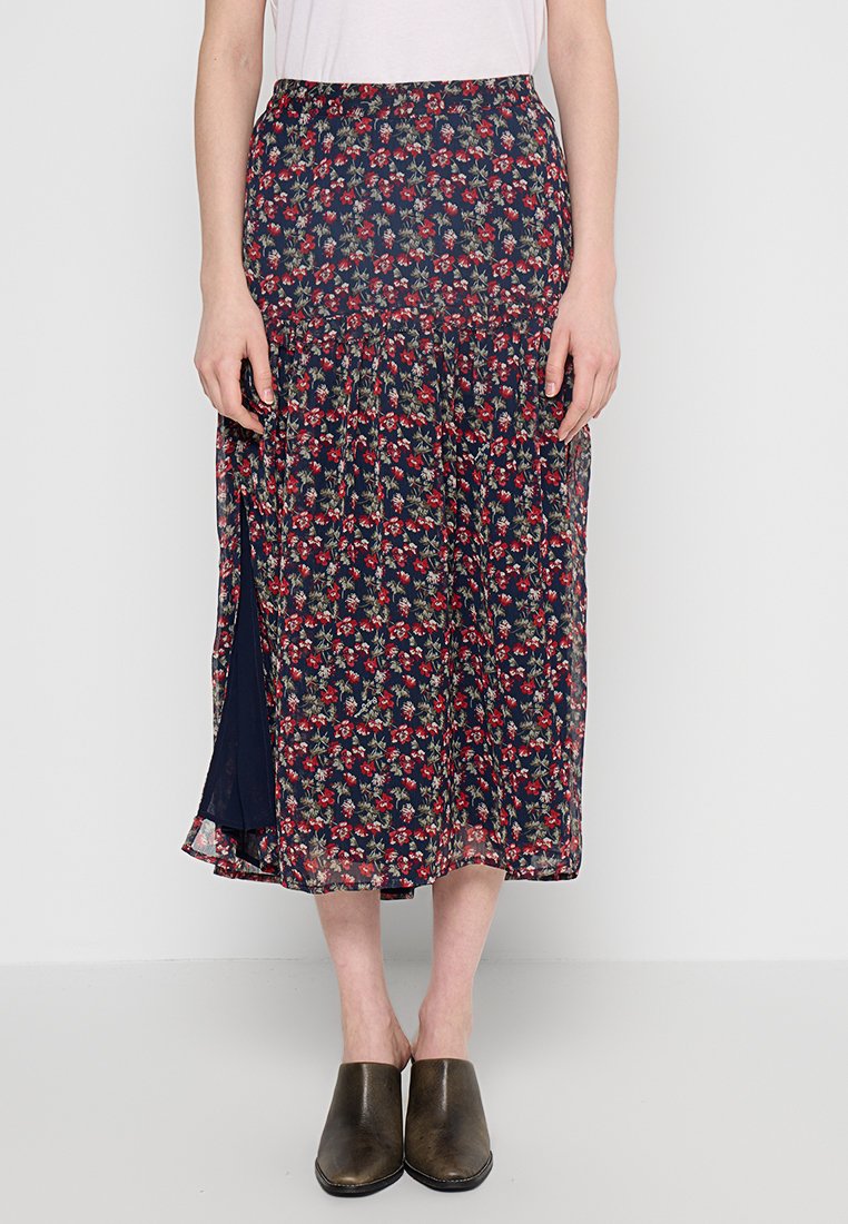 Pepe Jeans Maxirok donkerblauw