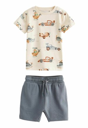 SET - REGULAR FIT - Tepláky - tan ecru