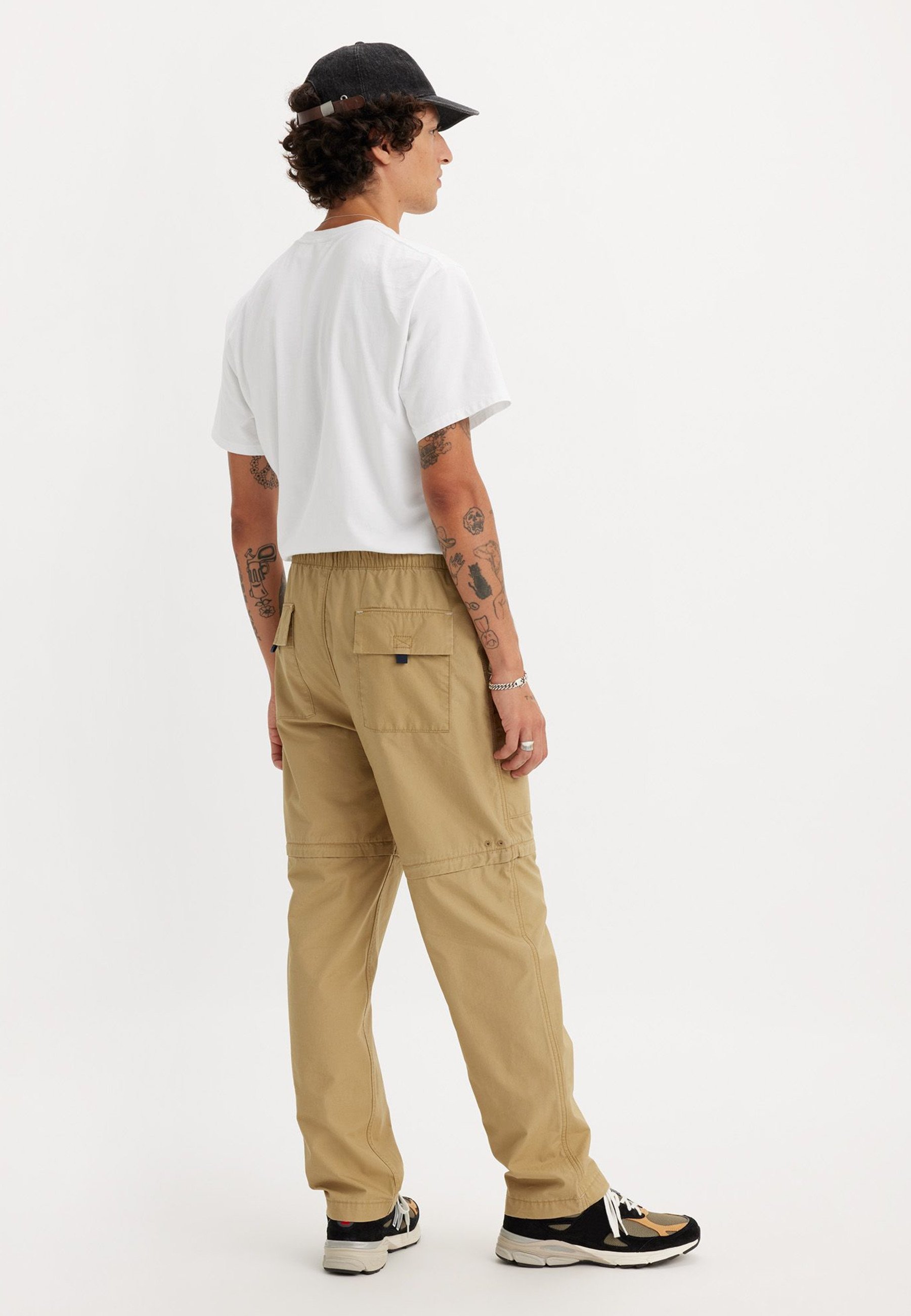 Pantalon Cargo Convertible Berkley - Beige - Taille L/G - Pour Randonnée Et Pêche