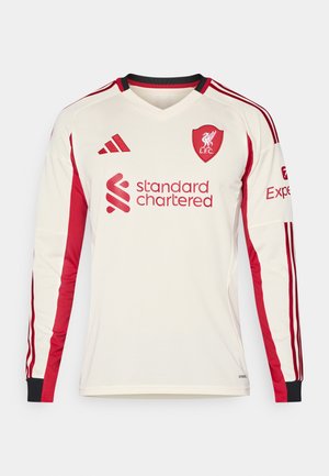 adidas Performance LIVERPOOL FC 25/26 LONG SLEEVE AWAY JERSEY - Klub merchandise - white