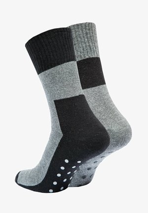 Vincent Creation 4 PAAR VOLLPLÜSCH - Calze - schwarz grau