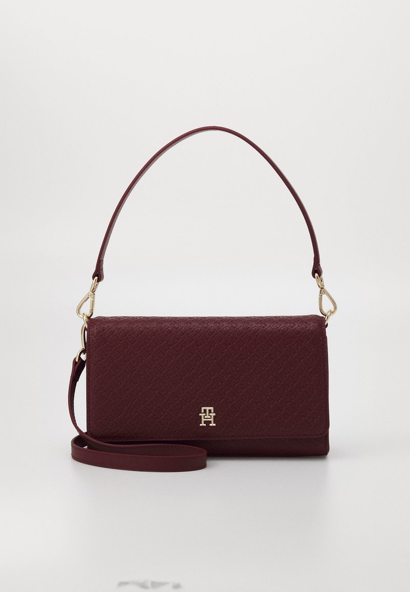 Tommy Hilfiger ETERNITY SHOULDER BAG MONO - Borsa a mano - raspberry truffle