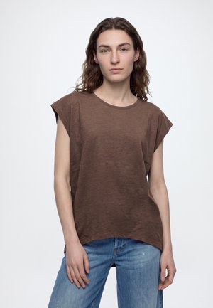 Noisy May, NMMATHILDE - T-shirt basique - chocolate brown