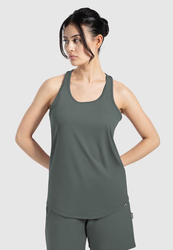 MEGGY RACERBACK TOP - Top - grün