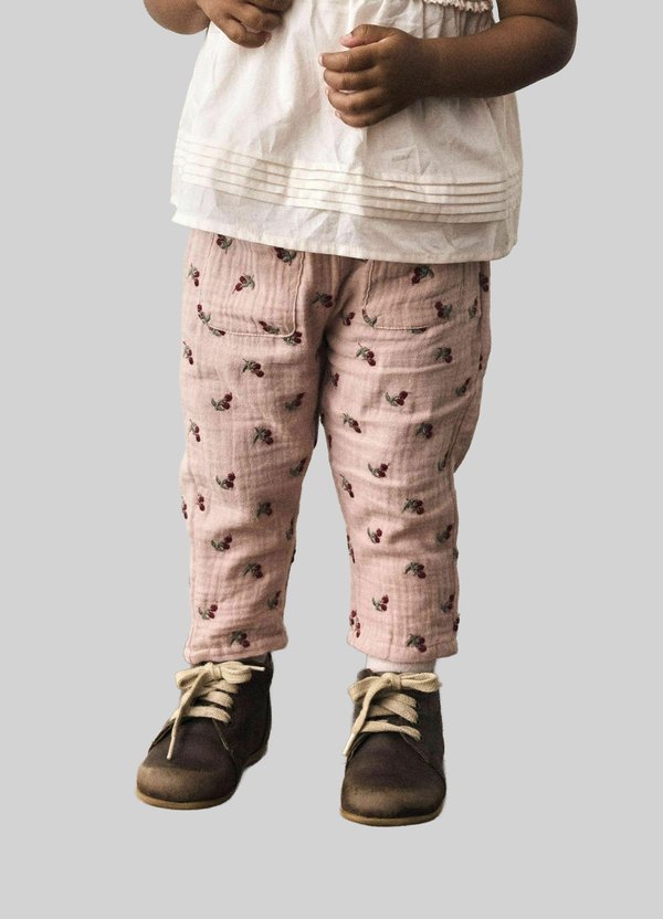 Stoffhose - misty rose