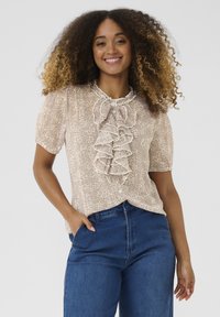 Cream KINIA - Camicia - truffet animal