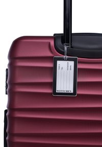 WITTCHEN LARGE SUITCASE WITH LUGGAGE TAG FROM ABS - Valise à roulettes - dark red