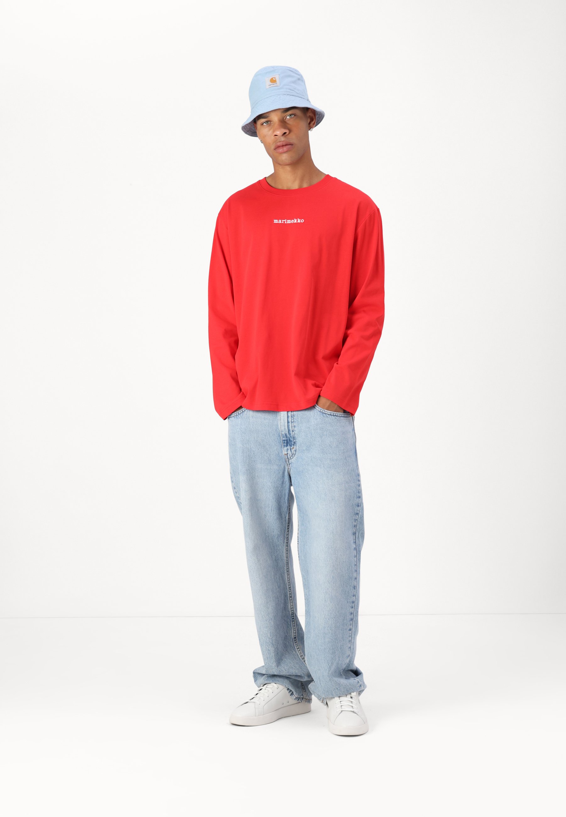 Marimekko BIITTI LOGO PLACEMENT UNISEX - Langærmet T-shirt - red