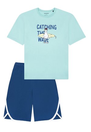 SET - Nachtwäsche Set - türkis