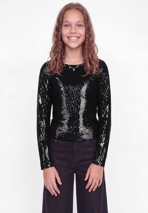 JJXX, PARTY TOP PARTY TOP GIRLS - T-shirt à manches longues - black