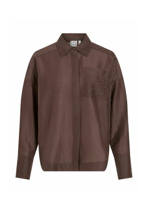 Rouge Edit, SHIRT OVERSIZED - Chemisier - seal brown
