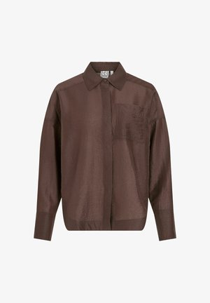 Rouge Edit, SHIRT OVERSIZED - Chemisier - seal brown