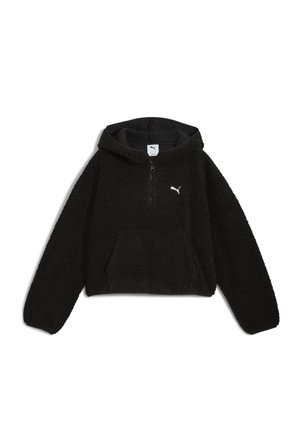 WARDROBE POLAR  HOODIE - Felpa in pile - black