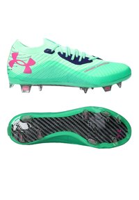 Under Armour SHADOW ELITE 2.0 FG - Scarpe da calcio per terreni duri - matrix green  vapor green astro pink