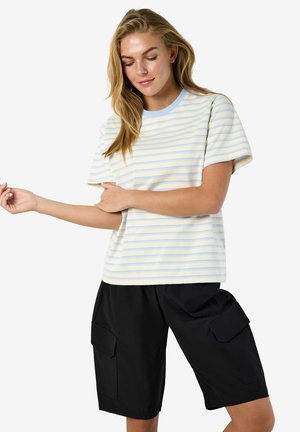 Noisy May, NMEMBER S/S T-SHIRT JRS NOOS - Triko s potiskem - birch