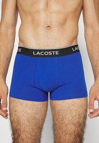 Lacoste 3 PACK - Chiloți boxer - jaune fluo/bleu/noir