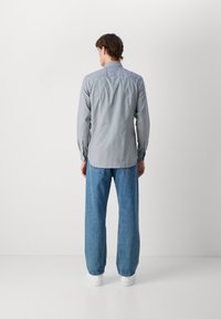 Tommy Hilfiger MICRO GINGHAM SHIRT - Shirt - carbon navy/optic white
