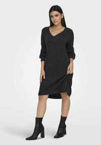 JDY JDYELANORA V-NECK NOOS - Džemperkleita - night sky