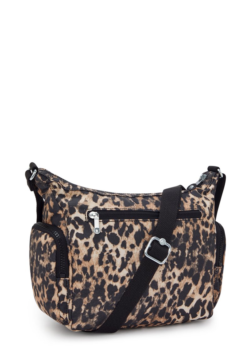 Sac Bandoulière Rond En Simili Cuir Léopard Noir - Taille Moyenne, Sangle Ajustable, Fermeture Zippée, Neuf Sans étiquettes