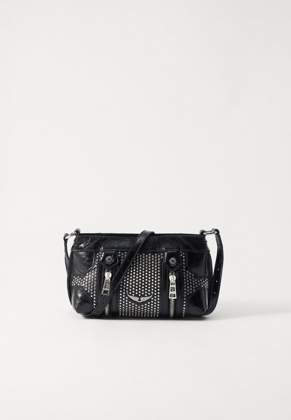 SUNNY MOOD OVERSTUDDED - Cross body bag - noir