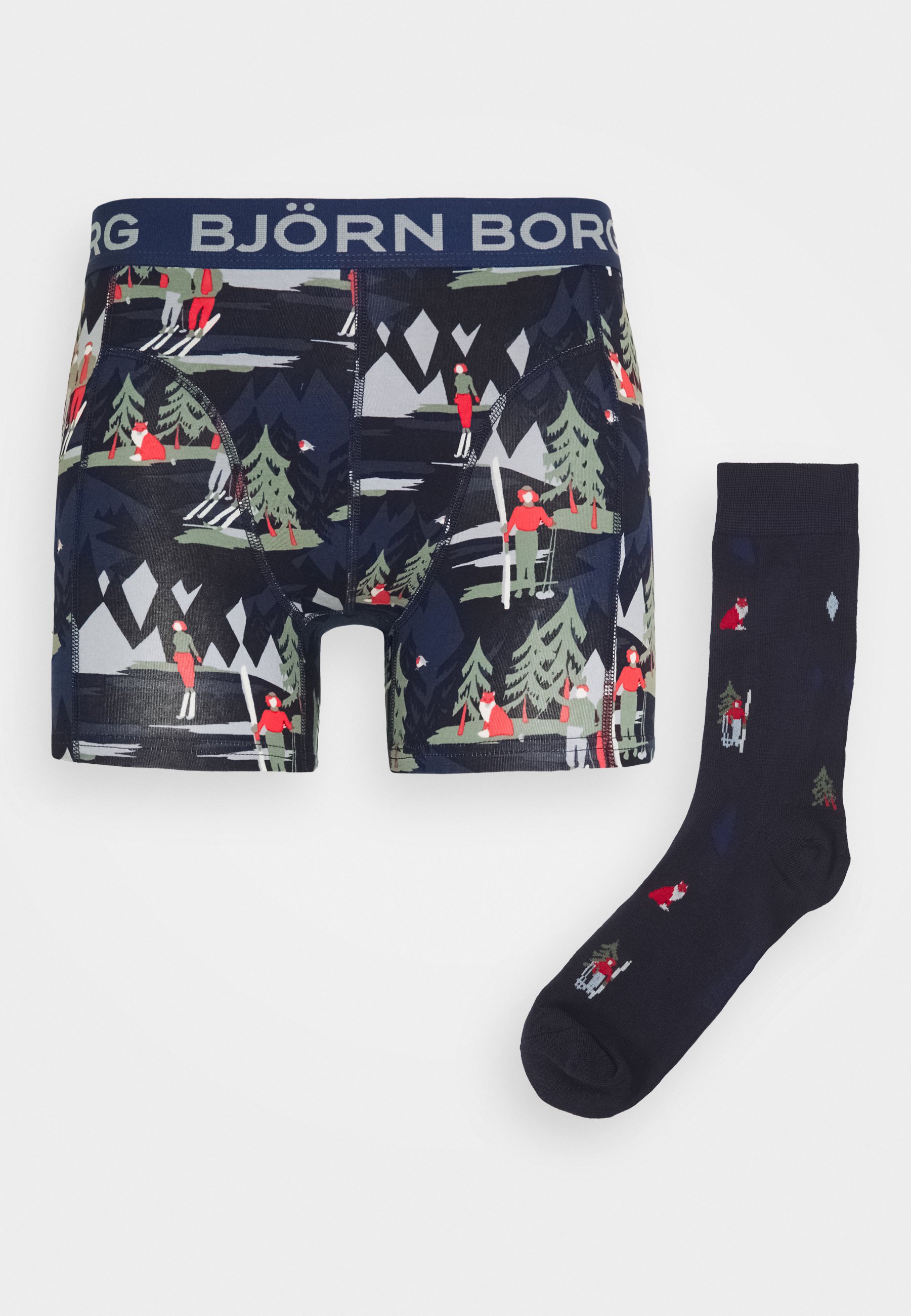 Björn Borg WINTER WONDERLAND SAMMY SET - Onderbroeken - night  sky/donkerblauw - Zalando.nl