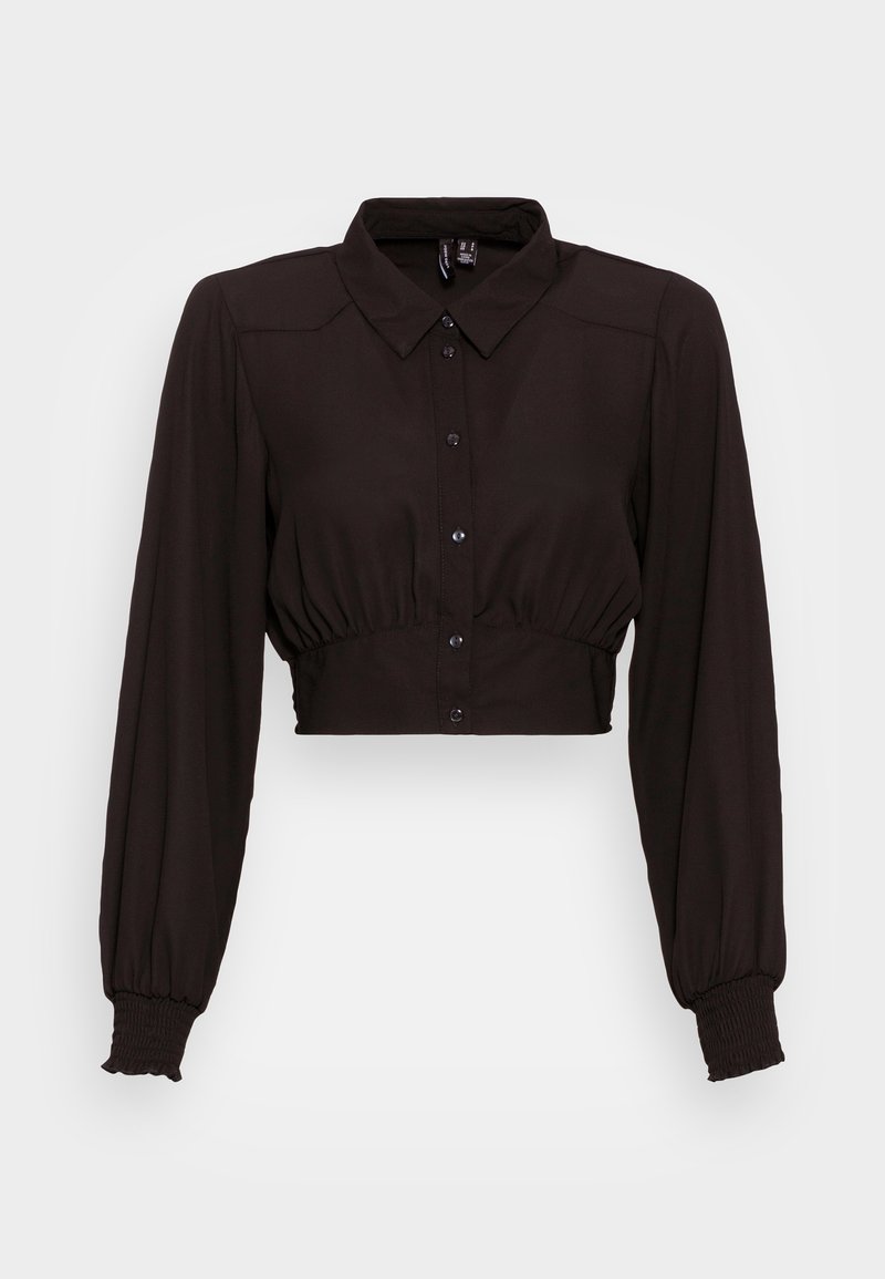 Damen Kleider | Vero Moda VMLEAH LS CROP SHIRT Hemdbluse black/schwarz - CN95771 Damen Kleider | Vero Moda VMLEAH LS CROP SHIRT Hemdbluse black/schwarz - CN95771