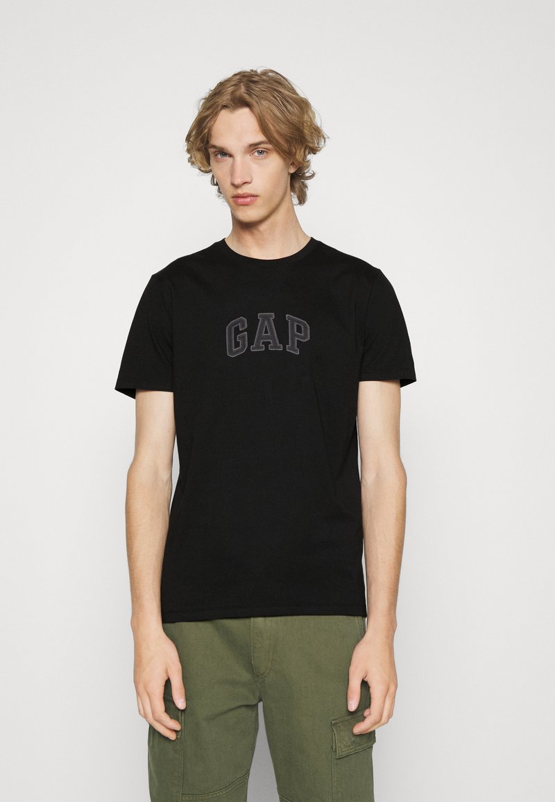 GAP Print Tshirt true black/black Zalando.co.uk