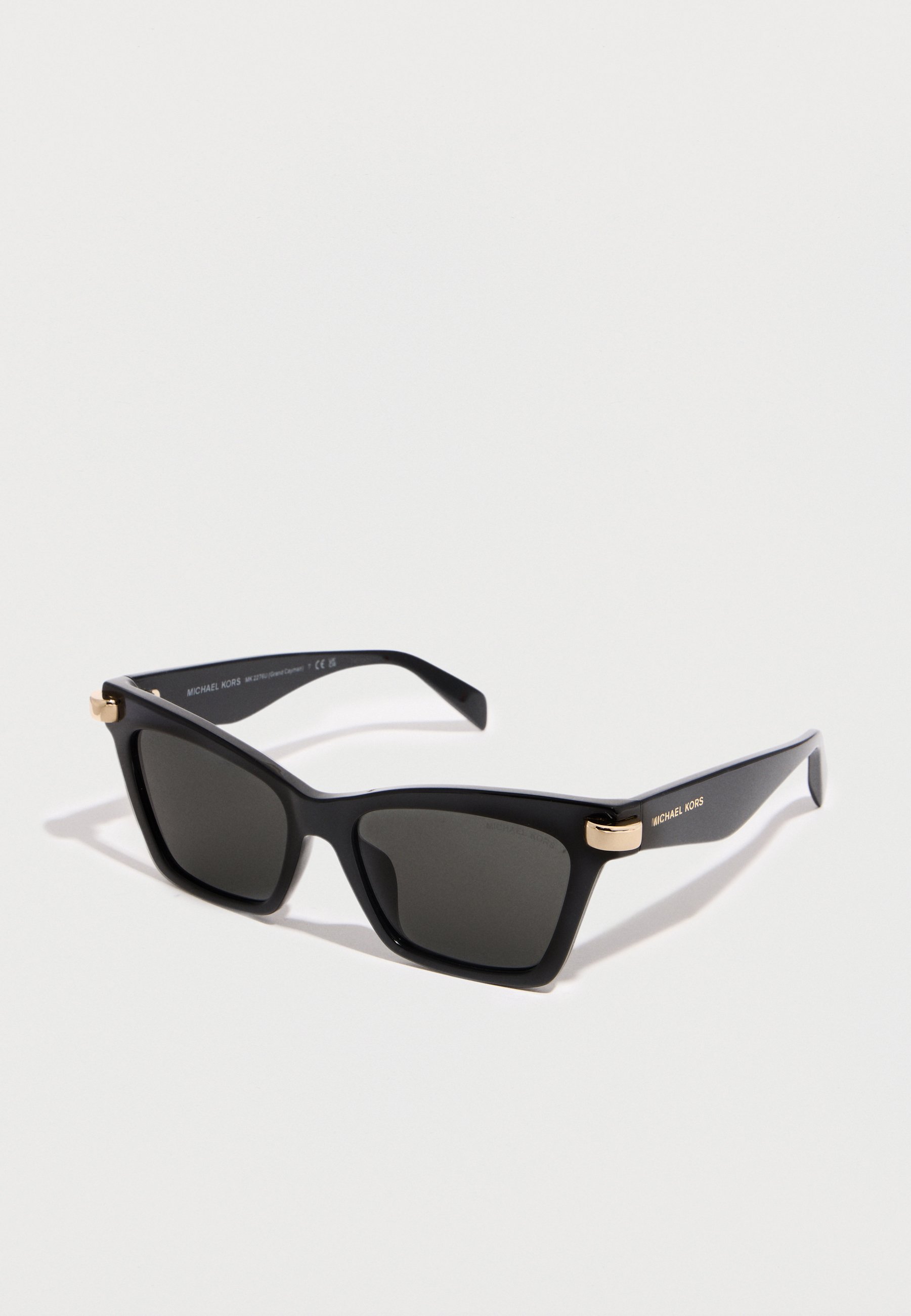 NWT Michael Kors Black Frame Sunglasses with Gold Trim Michael Kors Cantabria MK2237U Sunglasses 300587 Black - eye  main image 2