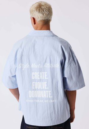 Project X Paris CHEMISE MANCHES COURTES CLASSY - Chemise - bleu clair