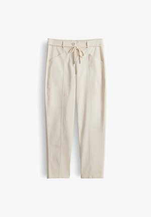 OPUS, RELAXED FIT MID RISE - Stoffhose - natural glaze