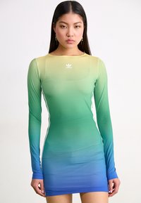 adidas Originals MINI DRESS - Trikotāžas kleita - multicolor/almost yellow