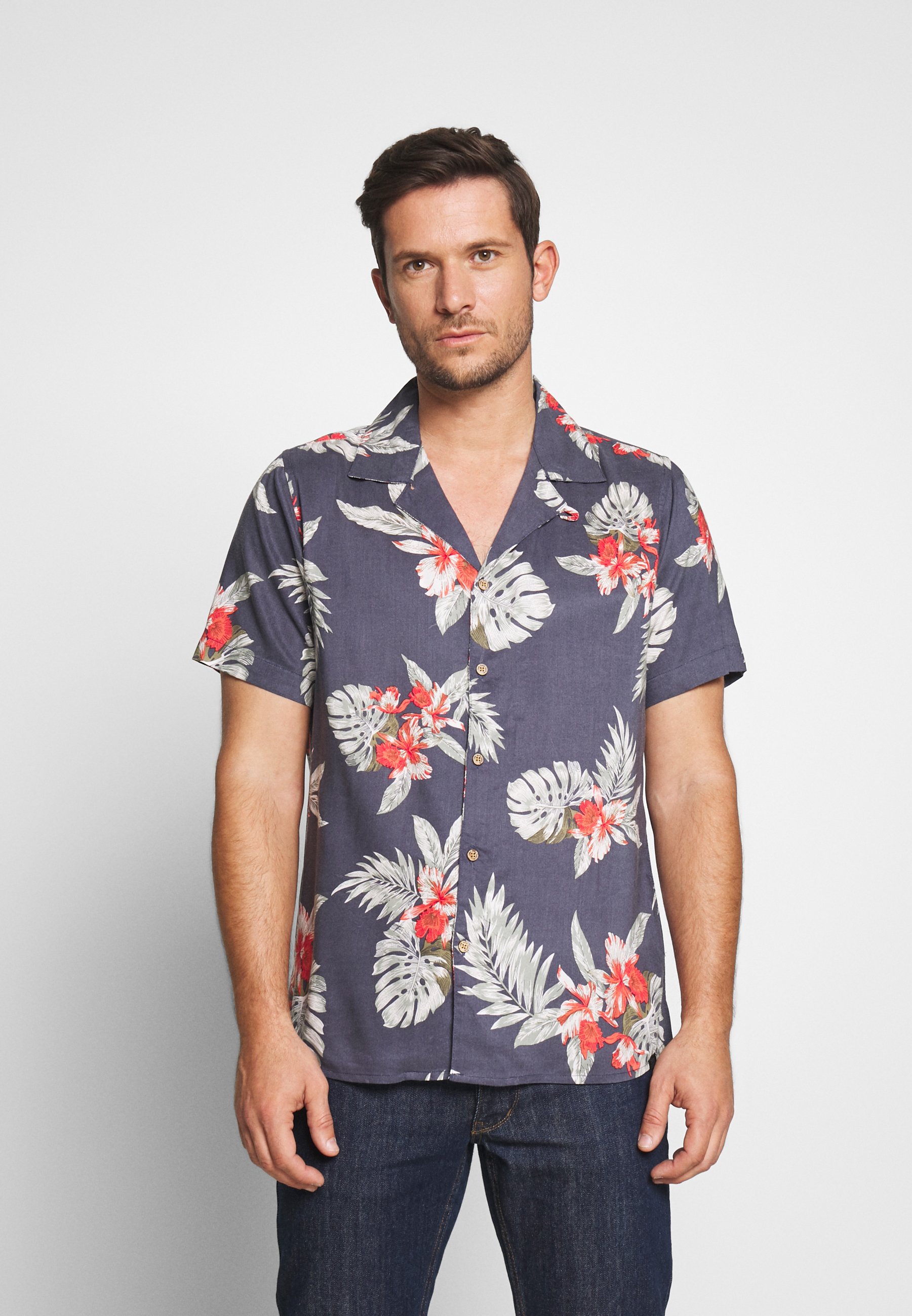 Cars Jeans LEADS SHIRT PRINT Skjorte antra Zalando.no Esprit BIG HAWAII Skjorte white Zalando.no