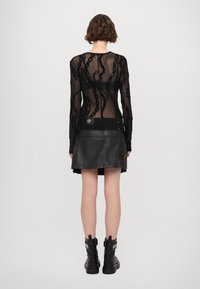 Versace Jeans Couture Top s dlhým rukávom - black