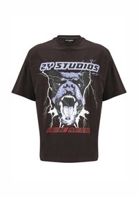 ROTTWEILER - Triko s potiskem - washed black