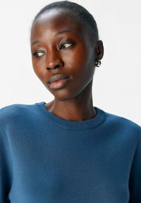 Object OBJREYNARD O-NECK NOOS - Strickpullover - dark denim